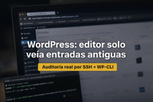 editor WordPress ve entradas antiguas